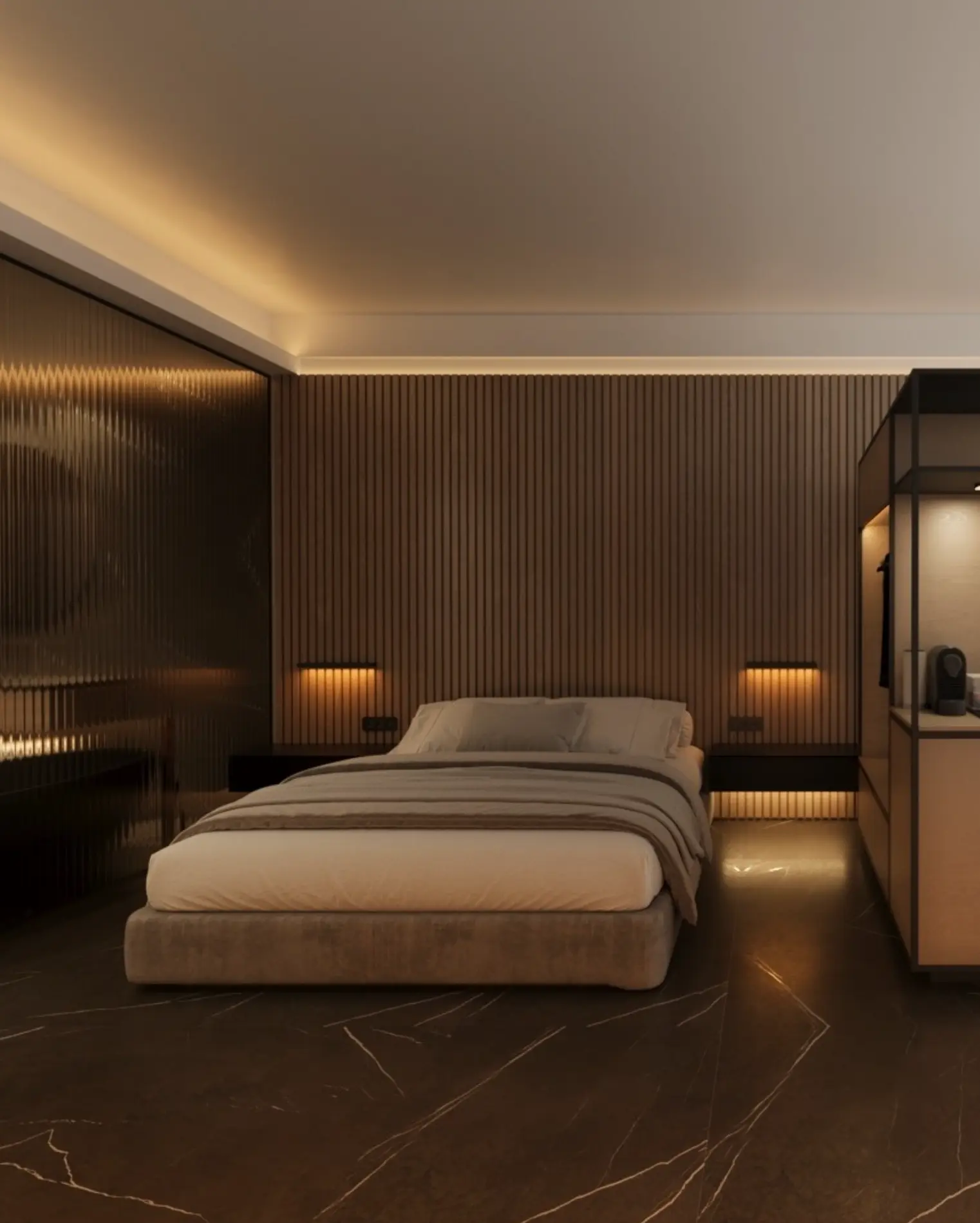 Suite interior at Serbellas Boutique Hotel